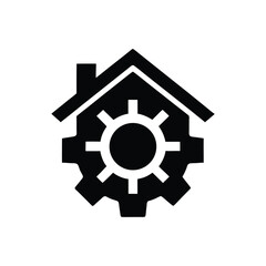 house icon on metal internet button