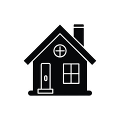 house icon on black background