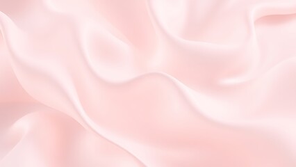 Obraz premium 優美に波打つ淡いシルク生地481