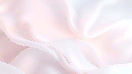 Obraz premium 優美に波打つ淡いシルク生地491