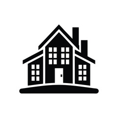house icon isolated on white