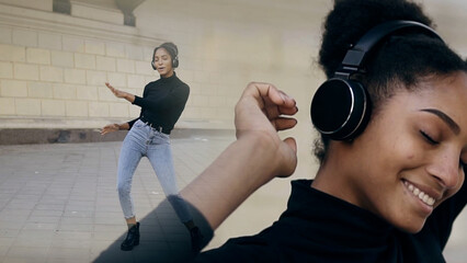 Double Exposure Effect With Controls & Media Replace