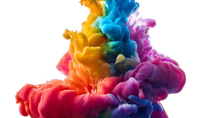 Obraz premium カラフルなインキ