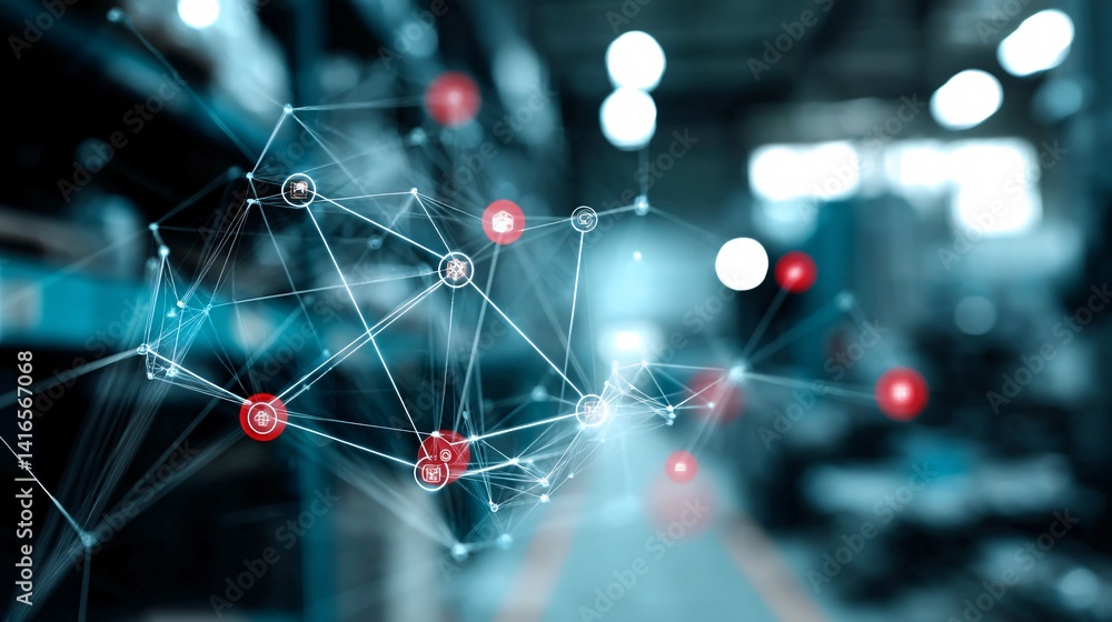 Poster digital transformation in manufacturing with predictive maintenance and iot sensors