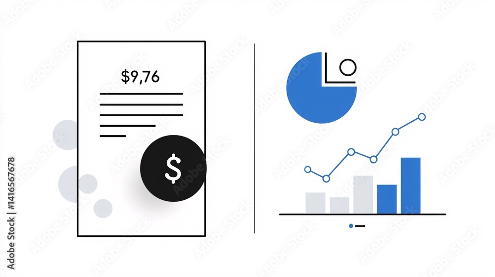 Poster ai-powered financial analysis with predictive modeling and risk assessment