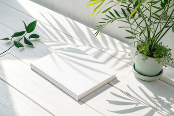 notebook on the table