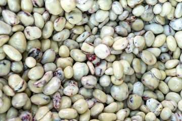 Yogurt coated dried cranberries at farmers market