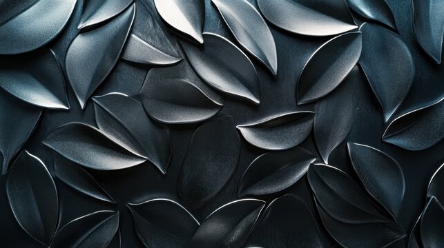 Texture de fond d'une feuille de m&Atilde;&copy;tal noir brillant