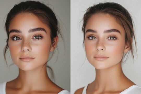 Contouring makeup tutorial for sharp cheekbones studio setting video content bright lighting close-up view seamless techniques and tips