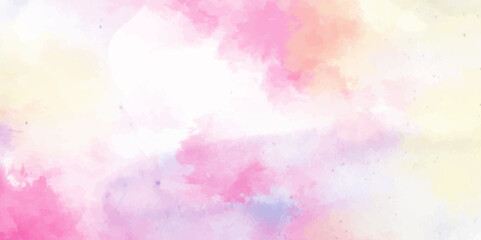 Colorful ink and pastel and stone textures, seamless watercolor paper texture, neon and ombre effects. .subtle watercolor pink yellow blue gradient illustration.