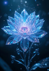 cosmic bloom 3D surrealism