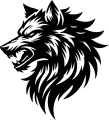 wolf tribal tattoo © JIYAD