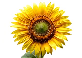 Obraz premium sunflower on white background