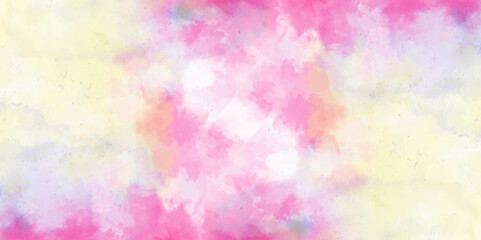 Colorful ink and pastel and stone textures, seamless watercolor paper texture, neon and ombre effects. .subtle watercolor pink yellow blue gradient illustration.