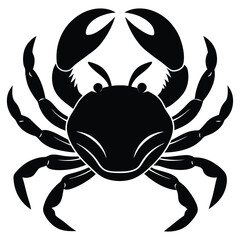 Crab sea ​​animal flat icon for apps or website