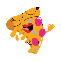 Color spray  Vector Sticker. Eps 10 File 