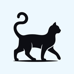 cat silhouette vector