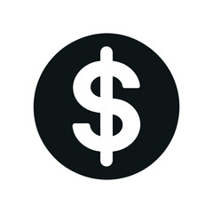 dollar cash icon for financial apps and websites transparent png