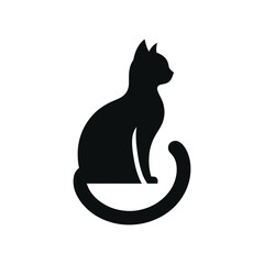 cat silhouette vector