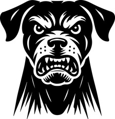 dog head vector