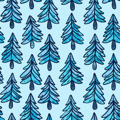 Obraz premium pine tree background