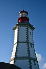 Lighthouse of the blue sky