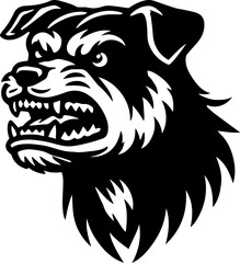 vector illustration of a Dog