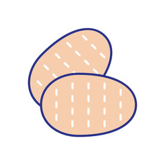 Potato Icon vector stock illustration