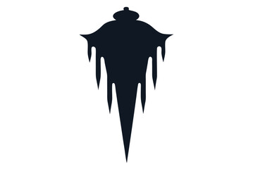 a-icicle-ornament-silhuette---vector-art-illustrit.eps