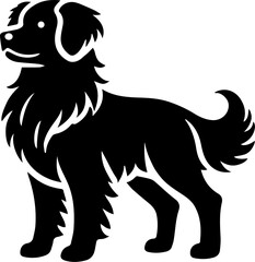 vector illustration of a dog
