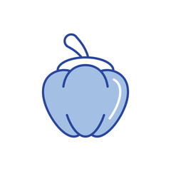 Bell Pepper Icon vector stock illustration