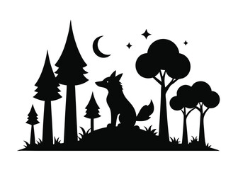 pine---twine-silhuette-vector-art-illustriton-whit.eps