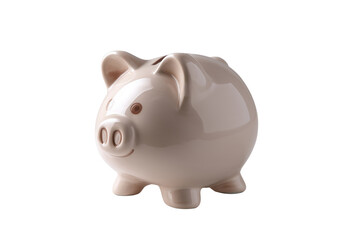 Obraz premium Rosa Sparschwein aus Keramik PNG mit transparentem Hintergrund