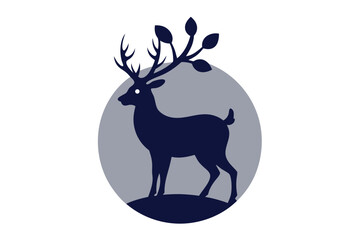 reindeer-rounds-silhuette-vector-art-illustriton-w.eps