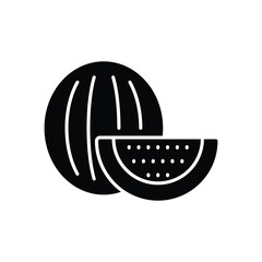 Watermelon Icon vector stock illustration