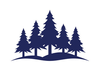 snowy-pines-silhuette-vector-art-illustriton-white.eps