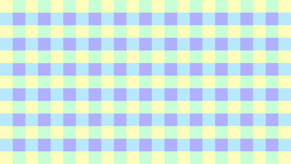 Decorate your room with gingham pastel wallpaper and soft backgrounds.