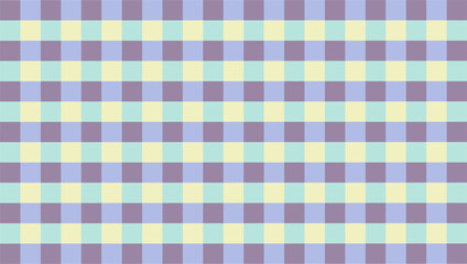 Gingham wallpaper in pastel tones fits modern minimalistic backgrounds.