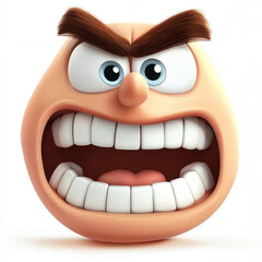 Obraz premium cartoon face of a smile