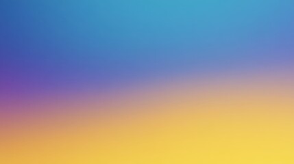 Obraz premium Abstract gradient background with blue, purple, and yellow hues for modern design, website backgrounds, and artistic projects, creating vibrant visual effects.