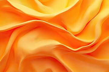 Fototapeta premium Orange Yellow Fabric Draped Texture