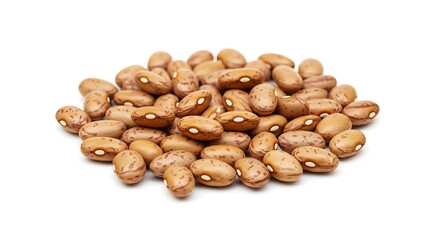 Obraz premium Pinto beans on white background