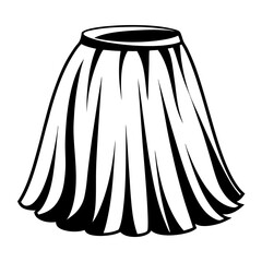 Monochrome skirt design, simple, elegant and timeless fashion staple garment