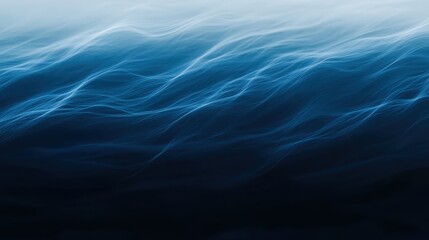 Abstract ocean wave patterns with blue gradient, calm water surface, digital ocean background, serene aquatic atmosphere, tranquil nature wallpaper, fluid motion design.