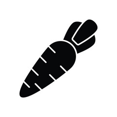 Carrot Icon vector stock illustration