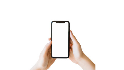 hand holding mobile phone