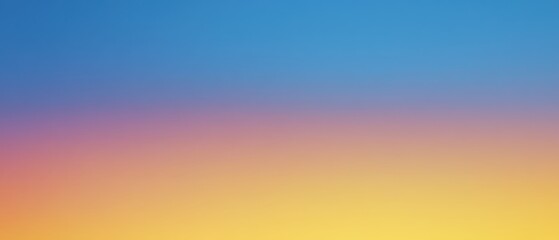 Sunset gradient background with vibrant colors orange yellow blue sky landscape design for photography websites social media or graphic design projects.