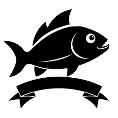 vector illustration of a fish