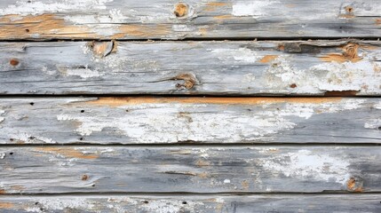 Obraz premium Weathered Grey and White Wooden Planks Texture