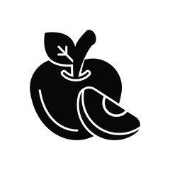 Apple Icon vector stock illustration